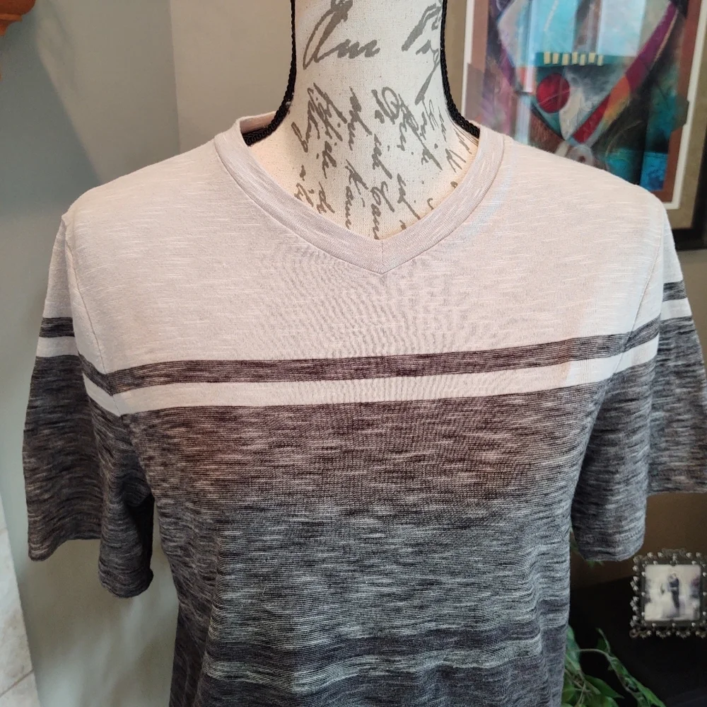 💥3/$20 Tony Hawk XL V- Neck Stripped Shirt!